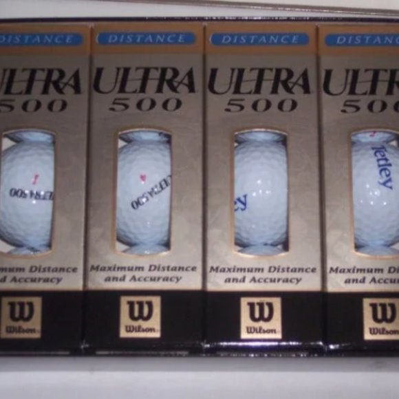 Wilson Games Wilson Ultra 50 Dozen Tetley Vintage Golf Balls